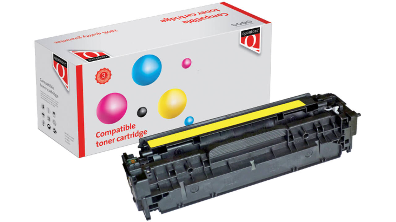 Tonercartridge Quantore alternatief tbv HP CC532A 304A geel