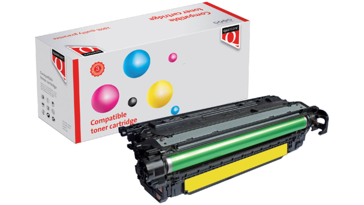 Tonercartridge Quantore alternatief tbv HP CE262A 648A geel