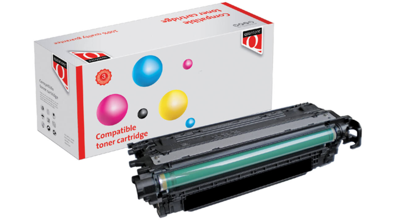 Tonercartridge Quantore alternatief tbv HP CE250A 504A zwart
