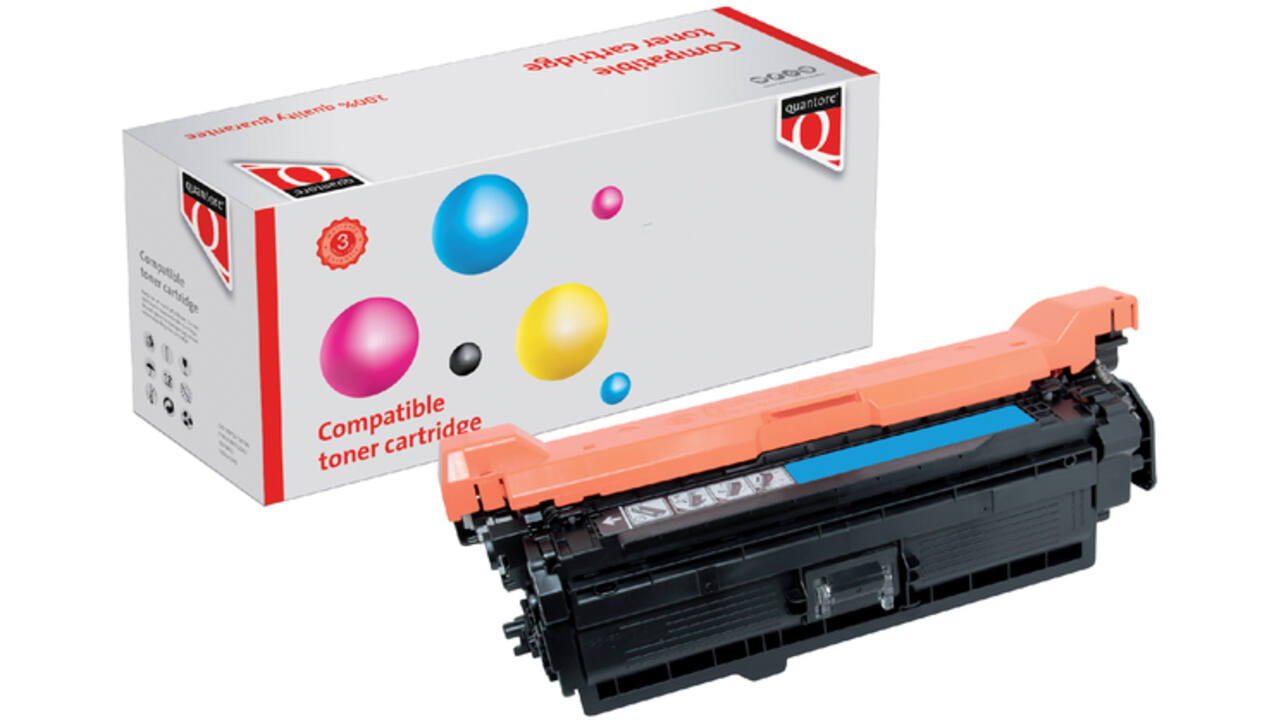 Tonercartridge Quantore alternatief tbv HP CE401A 507A blauw