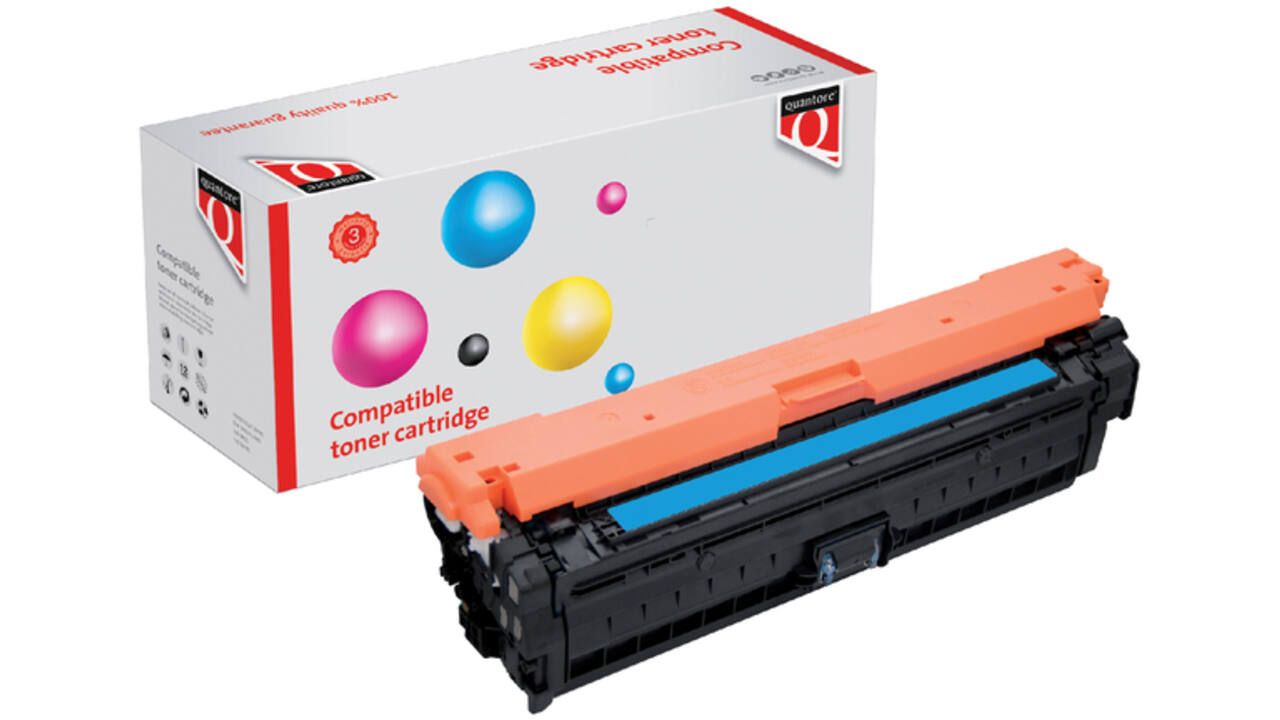 Tonercartridge Quantore alternatief tbv HP CE271A 650A blauw