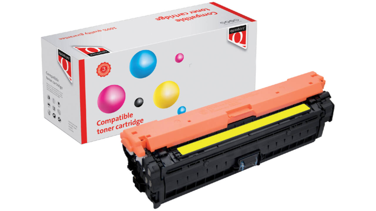 Tonercartridge Quantore alternatief tbv HP CE272A 650A geel