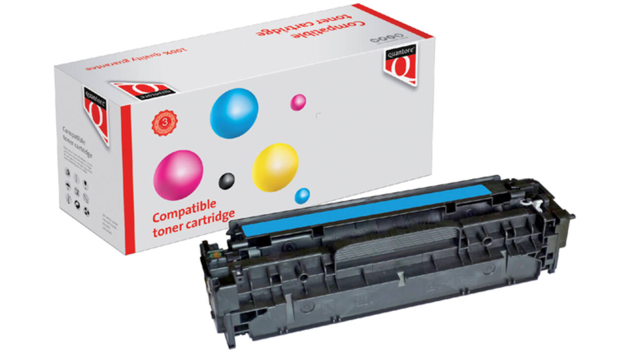 Tonercartridge Quantore alternatief tbv HP CF381A blauw
