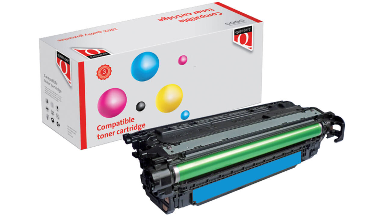 Tonercartridge Quantore alternatief tbv HP CF321A 653A blauw