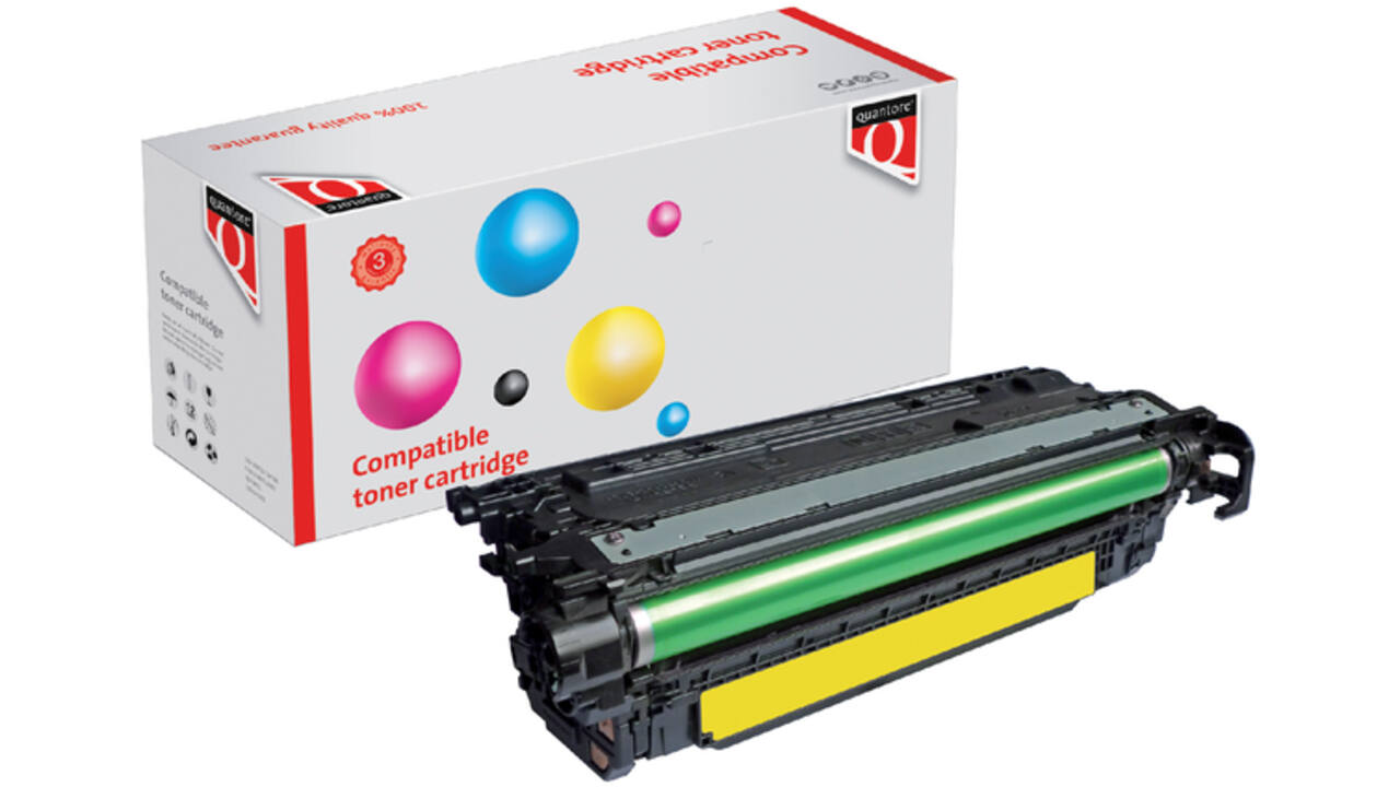 Tonercartridge Quantore alternatief tbv HP CF322A 653A geel
