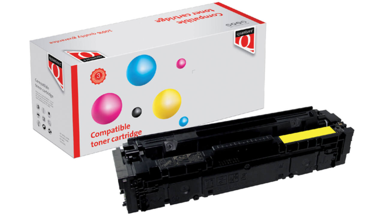 Tonercartridge Quantore alternatief tbv HP CF402A 201A geel