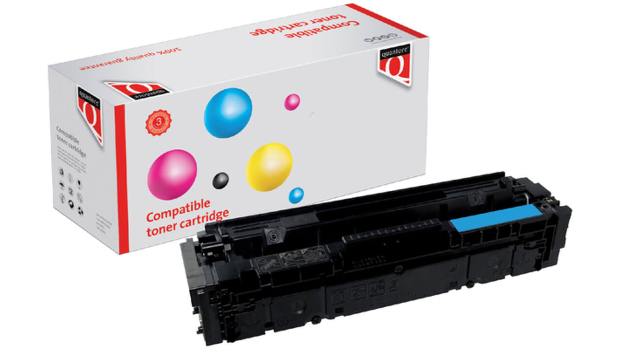 Tonercartridge Quantore alternatief tbv HP CF401X 201X blauw