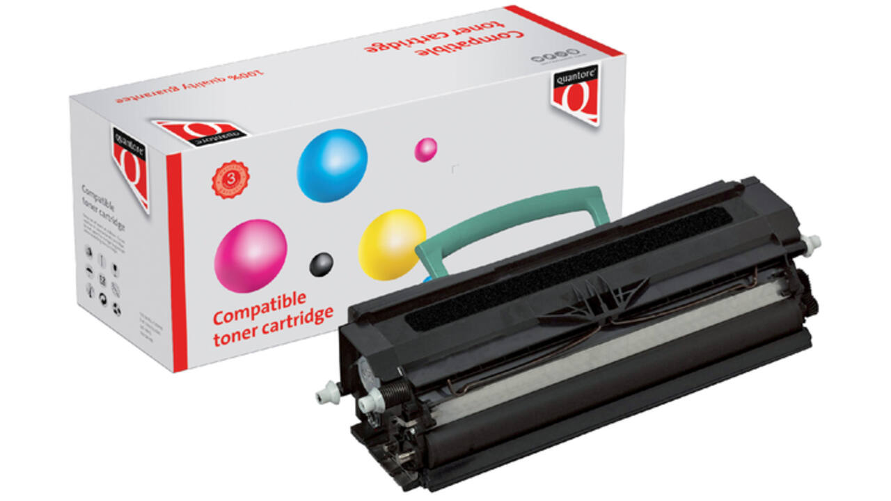 Tonercartridge Quantore alternatief tbv Lexmark E250A11E zwart