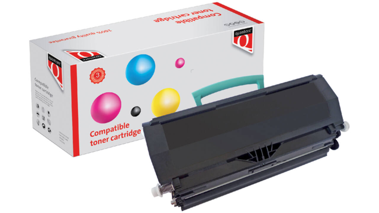 Tonercartridge Quantore alternatief tbv Lexmark E360H11E zwart