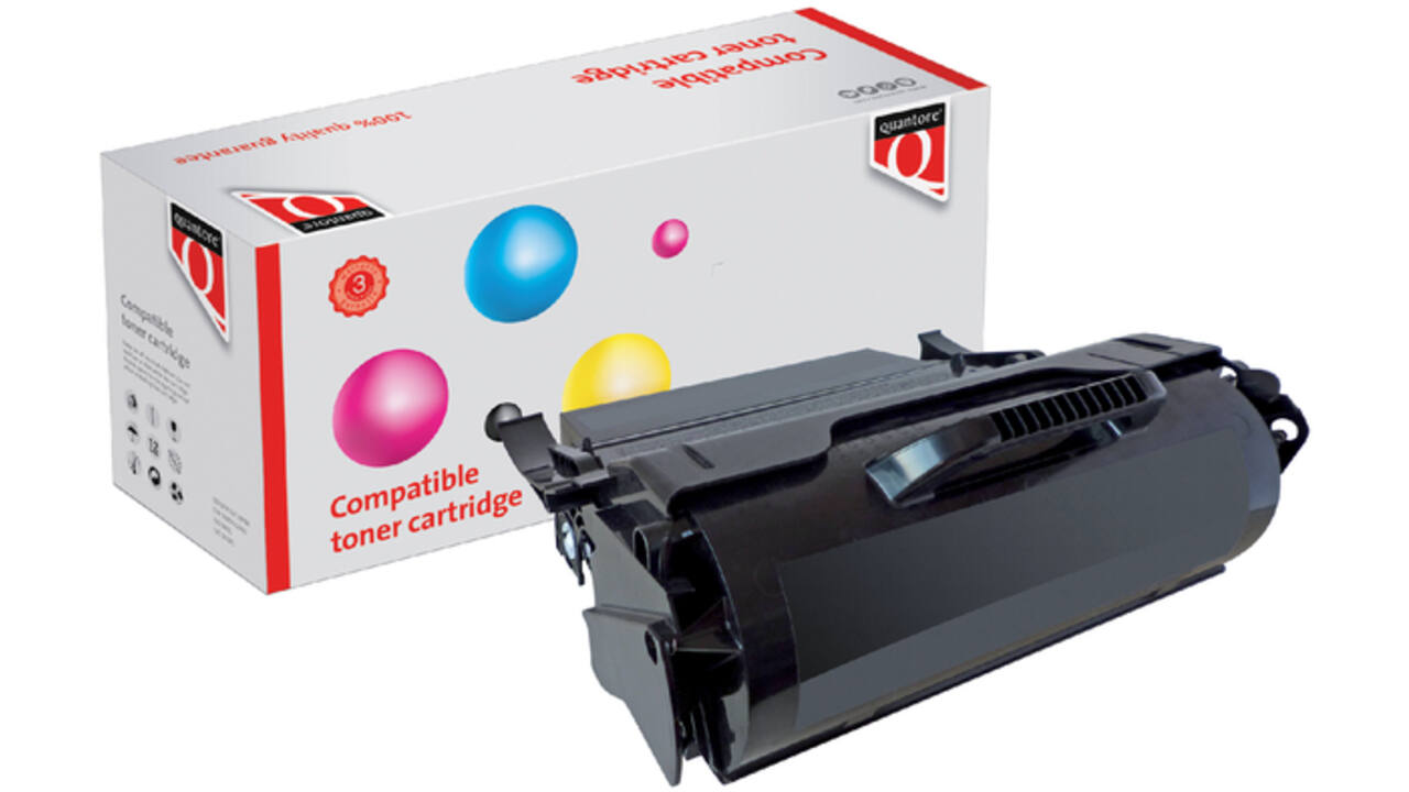 Tonercartridge Quantore alternatief tbv Lexmark T650A11E zwart