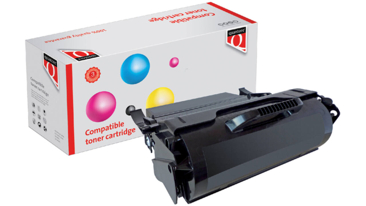 Tonercartridge Quantore alternatief tbv Lexmark T650H21E zwart
