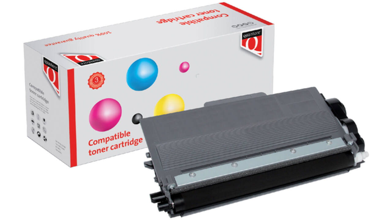 Toner Quantore alternatief tbv Brother TN-3330BK zwart