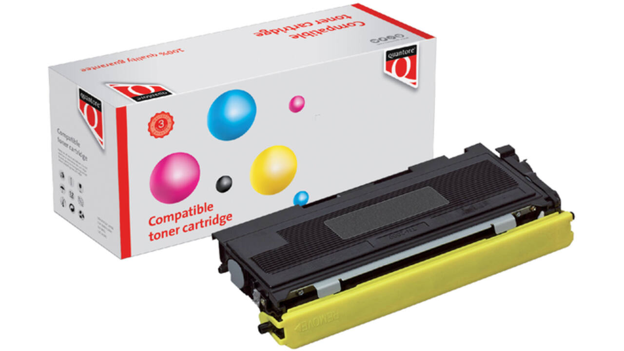 Toner Quantore alternatief tbv Brother TN-2000BK zwart