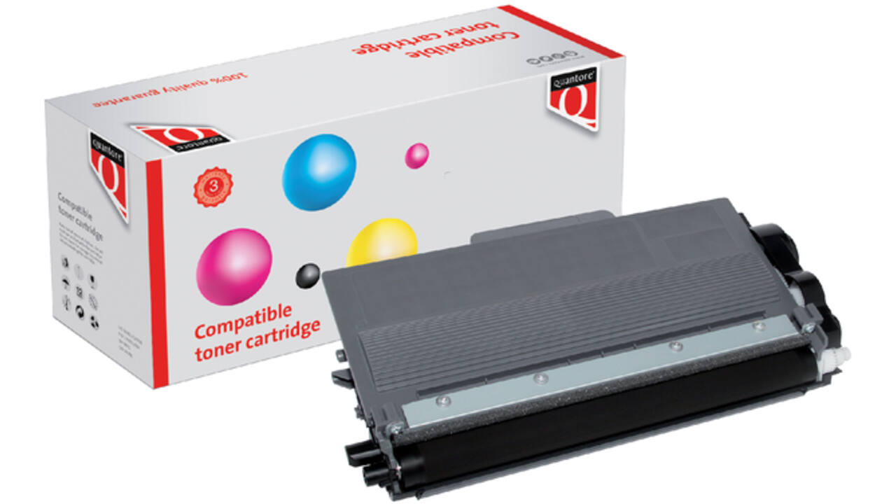 Toner Quantore alternatief tbv Brother TN-3380BK zwart