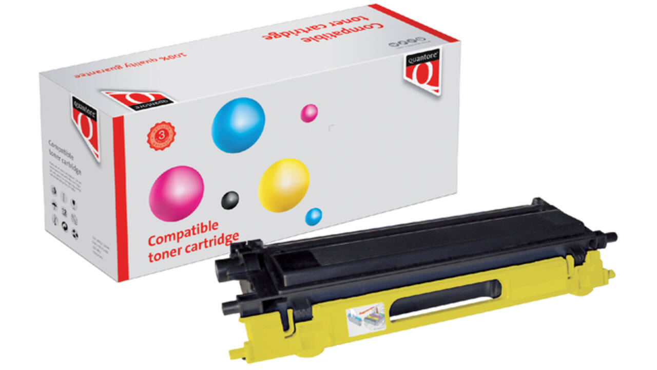 Tonercartridge Quantore alternatief tbv Brother TN-135 geel