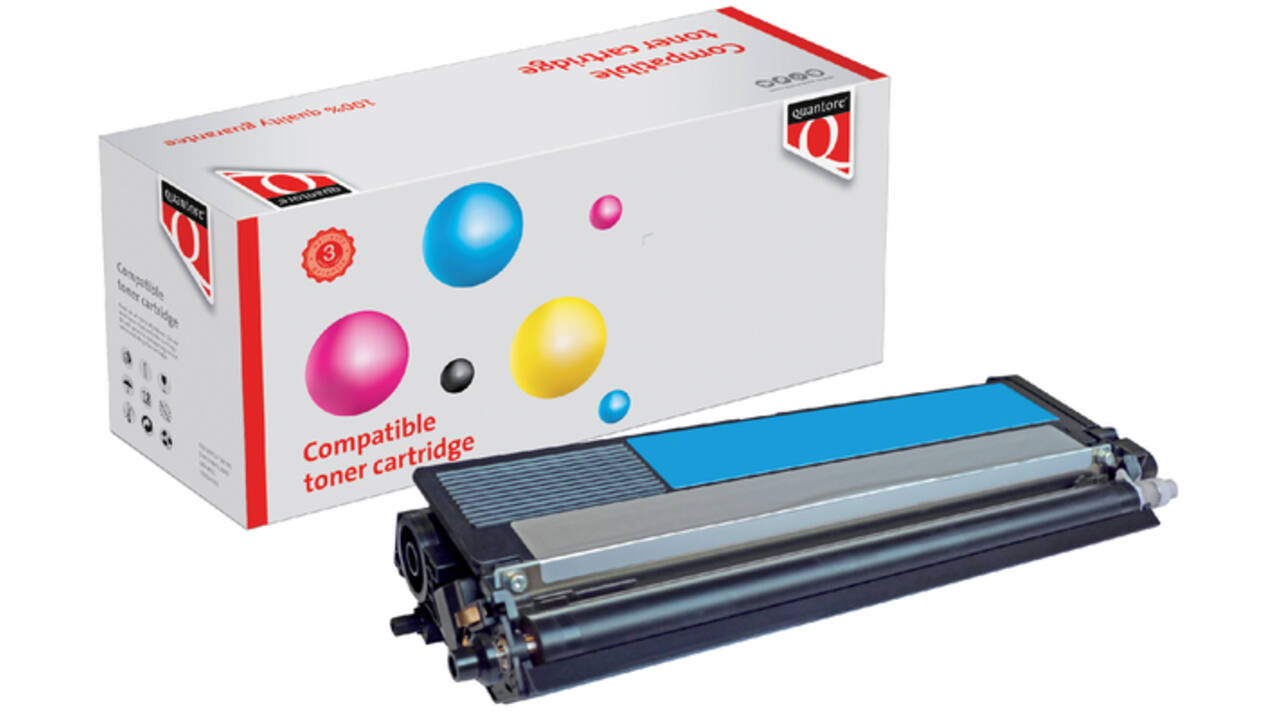 Toner Quantore alternatief tbv Brother TN-328C blauw