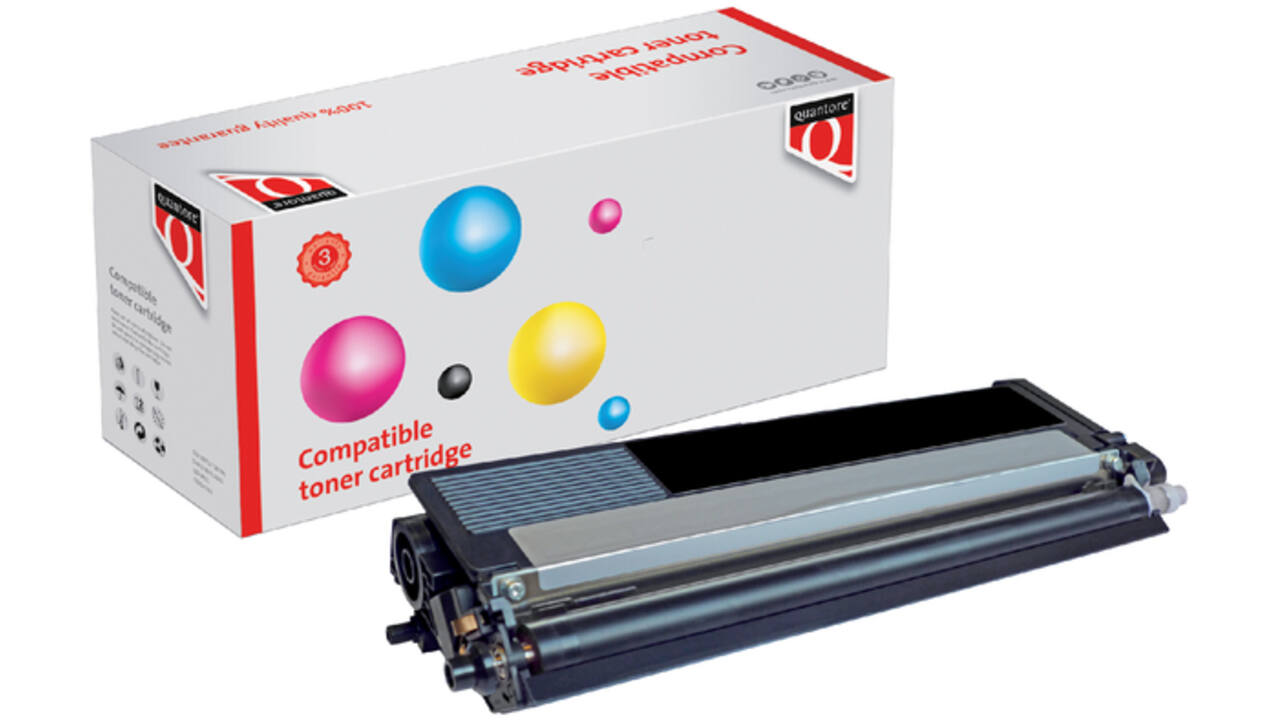 Toner Quantore alternatief tbv Brother TN-321BK zwart