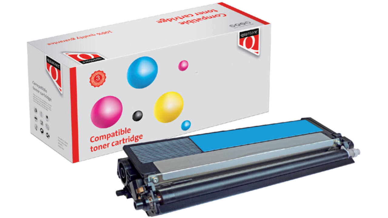 Toner Quantore alternatief tbv Brother TN-321C blauw