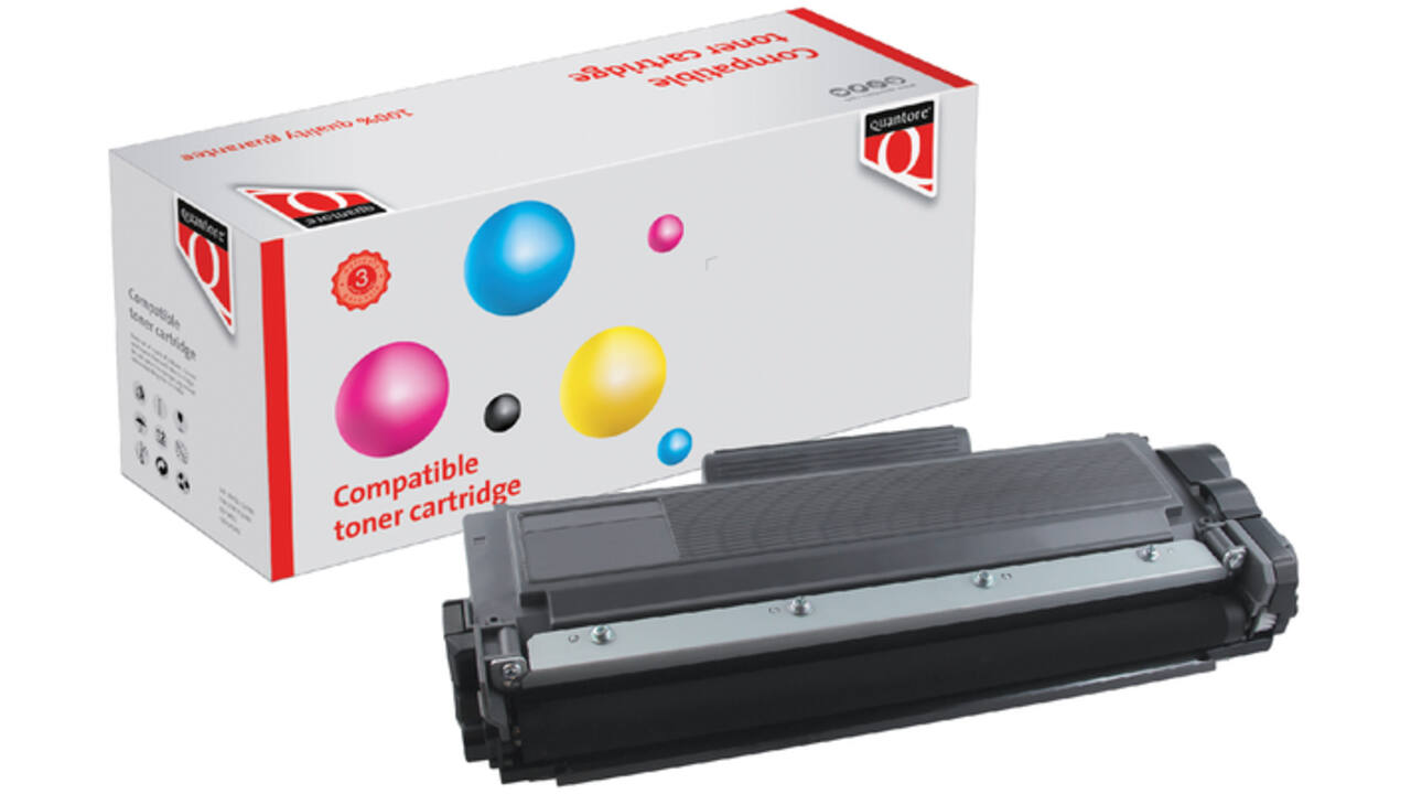 Toner Quantore alternatief tbv Brother TN-2320BK zwart