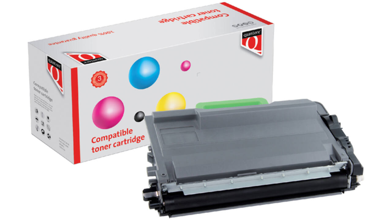 Toner Quantore alternatief tbv Brother TN-3430BK zwart
