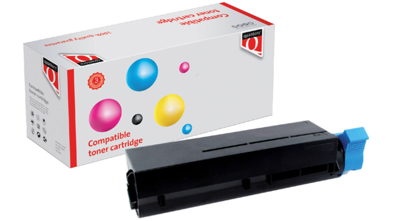 Toner Quantore alternatief tbv Oki 44574702 zwart