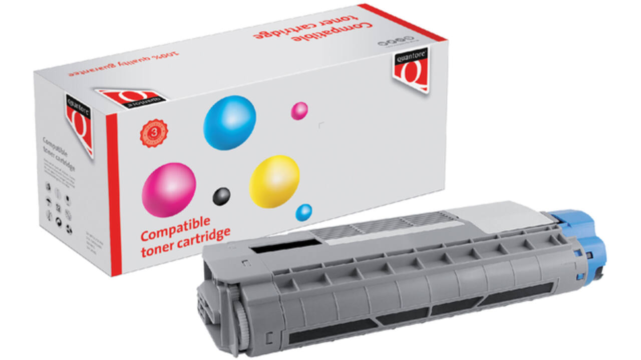 Toner Quantore alternatief tbv Oki 44315308 zwart
