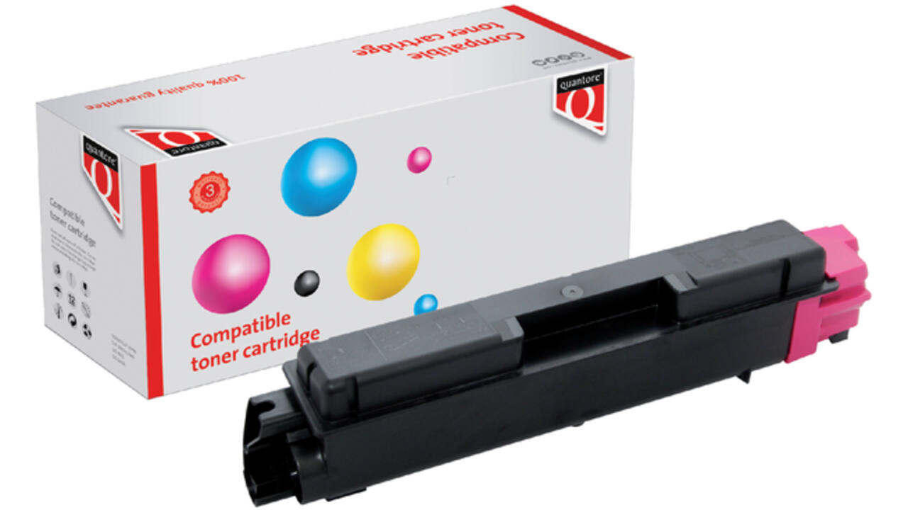 Toner Quantore alternatief tbv Kyocera TK-580M rood