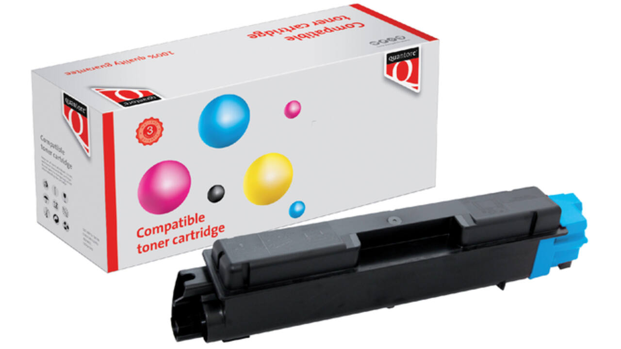 Toner Quantore alternatief tbv Kyocera TK-5140C blauw
