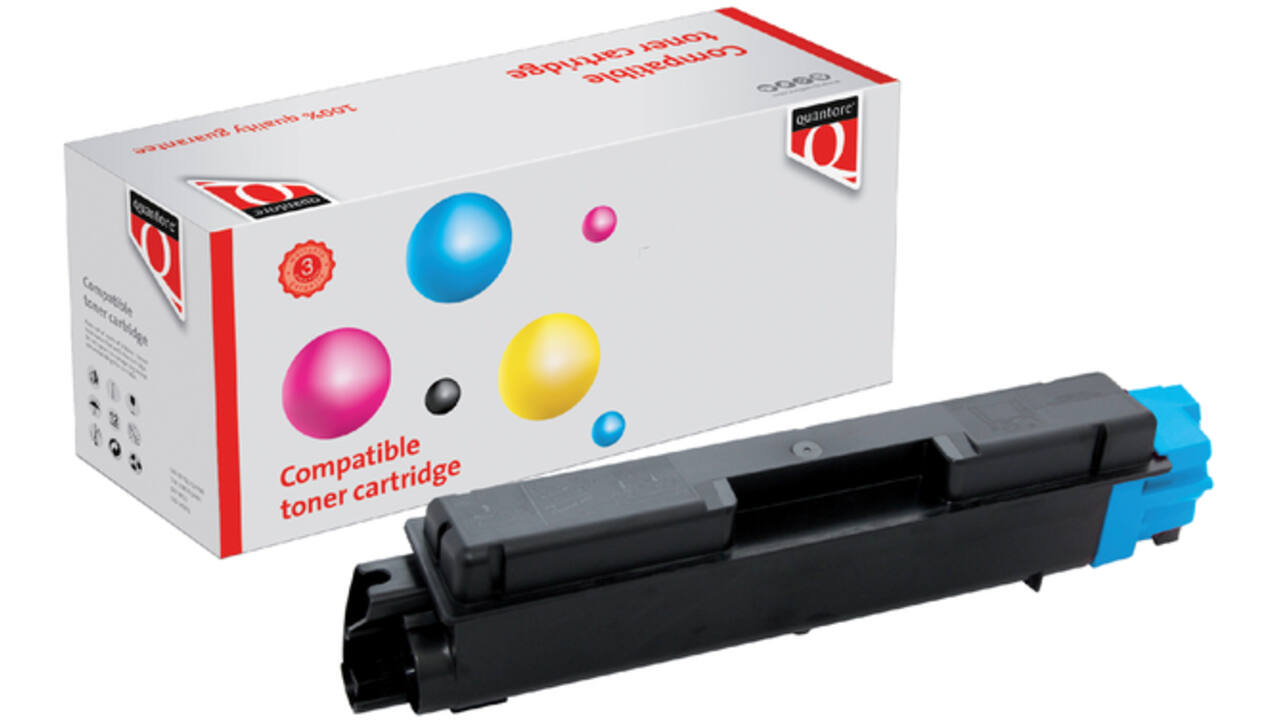 Toner Quantore alternatief tbv Kyocera TK-5150C blauw