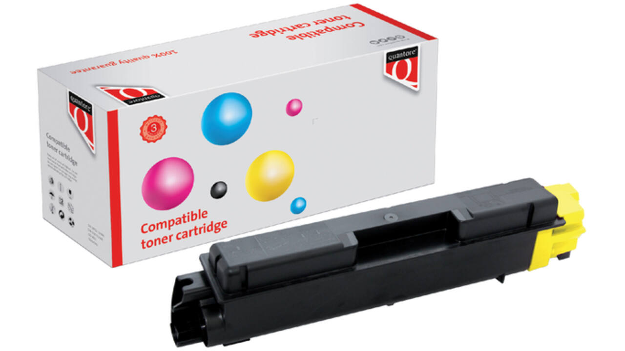 Toner Quantore alternatief tbv Kyocera TK-5150Y geel