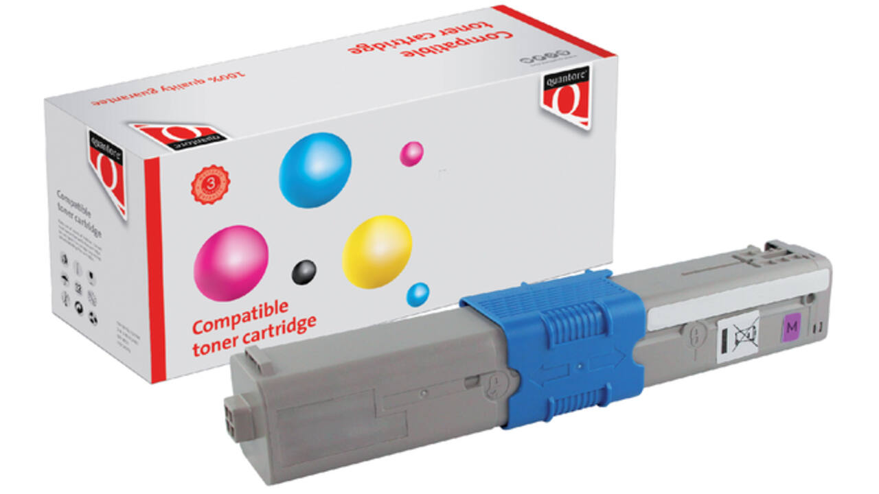 Toner Quantore alternatief tbv Oki 44469705 rood