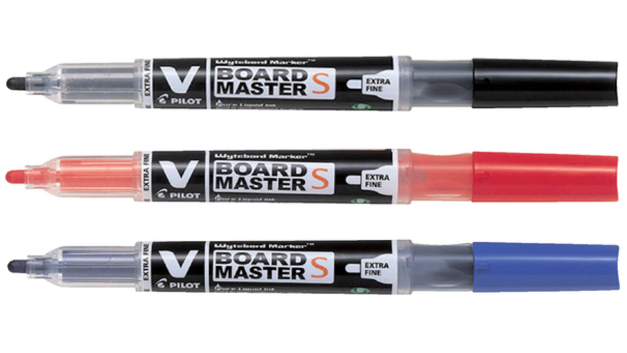 Viltstift Pilot whiteboard rond extra fijn blauw
