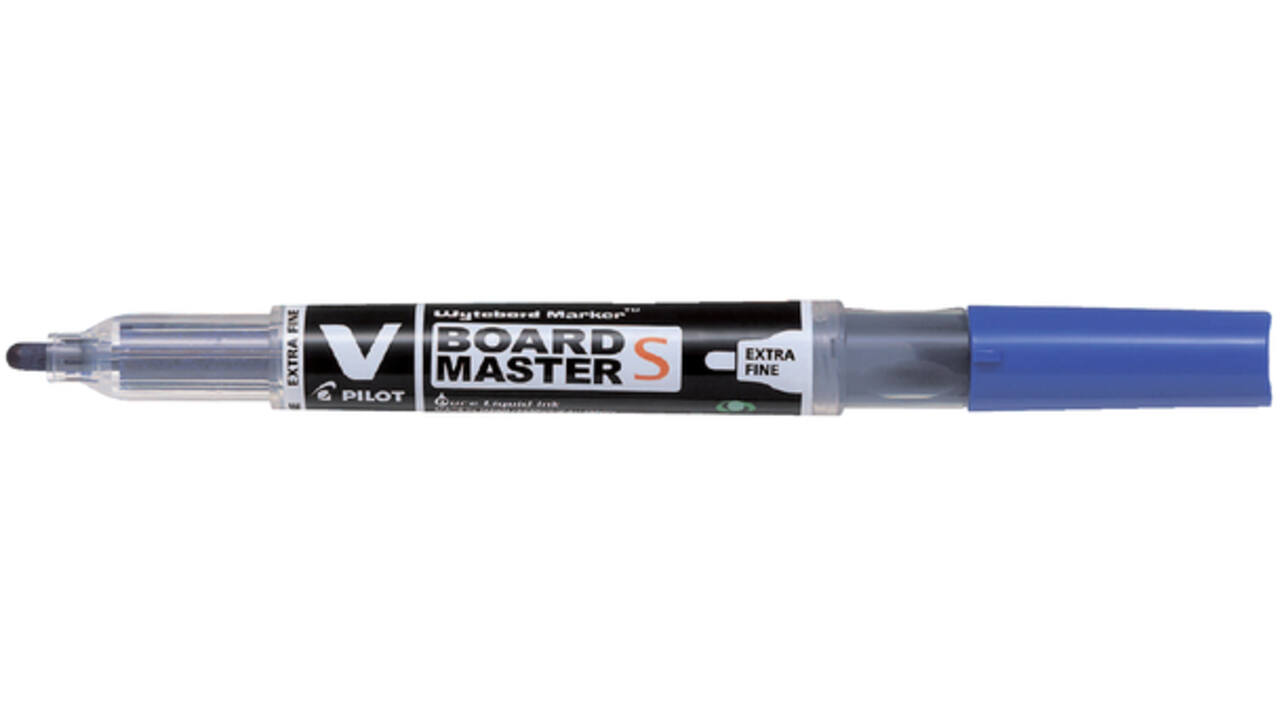 Viltstift Pilot whiteboard rond extra fijn blauw