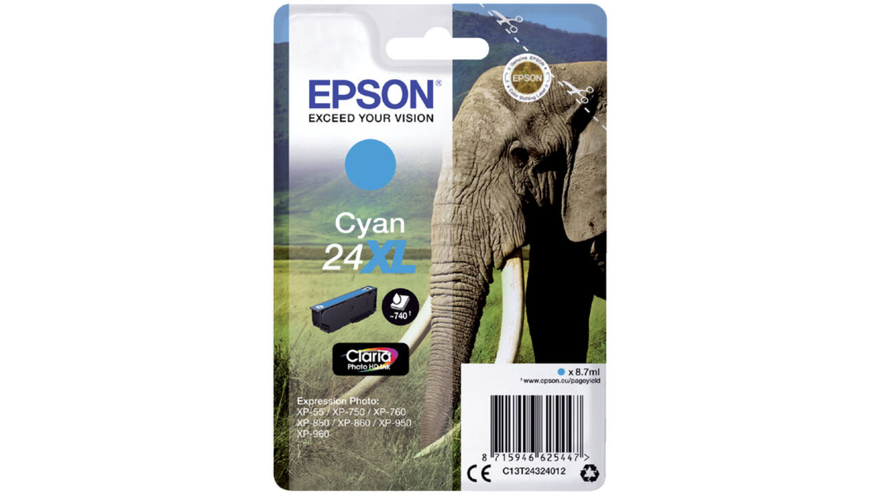 Inktcartridge Epson 24XL T2432 blauw