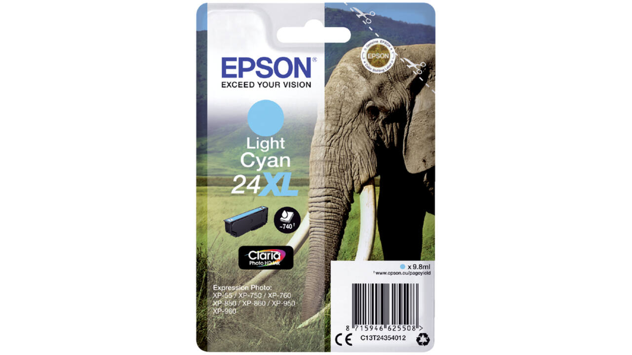 Inktcartridge Epson 24XL T2435 lichtblauw