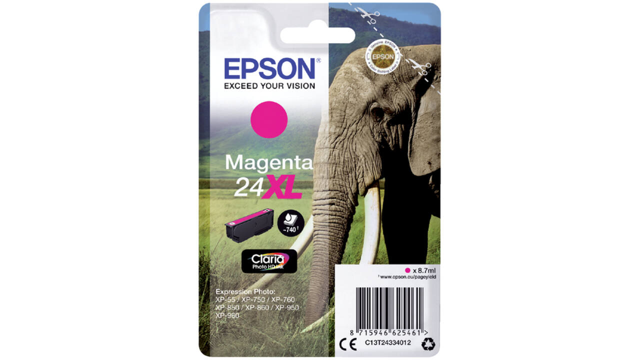 Inktcartridge Epson 24XL T2433 rood