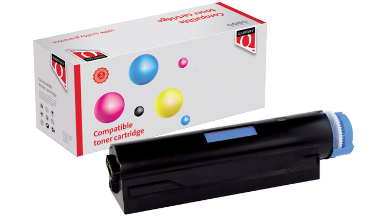 Toner Quantore alternatief tbv Oki 44992402 zwart