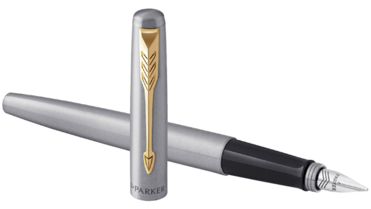 Vulpen Parker Jotter stainless steel GT medium
