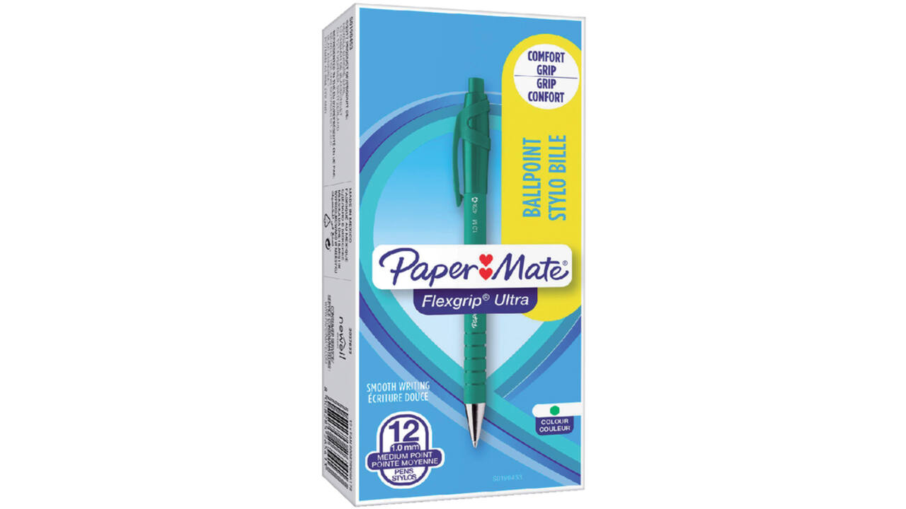 Balpen Paper Mate Flexgrip Ultra medium groen