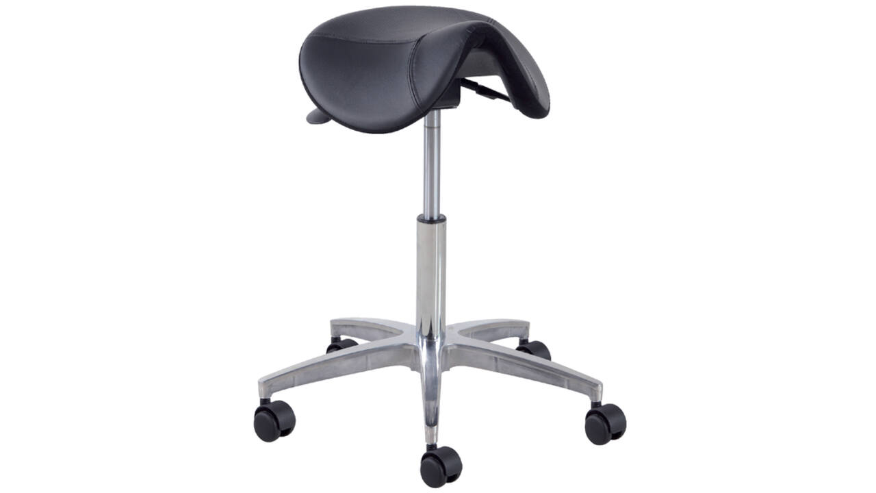 Zadelkruk Matera medium aluminium voetenkruis hoogte 54-72cm