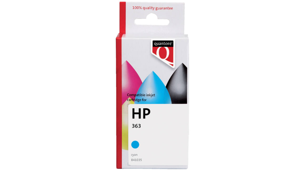 Inktcartridge Quantore alternatief tbv HP C8771EE 363 blauw