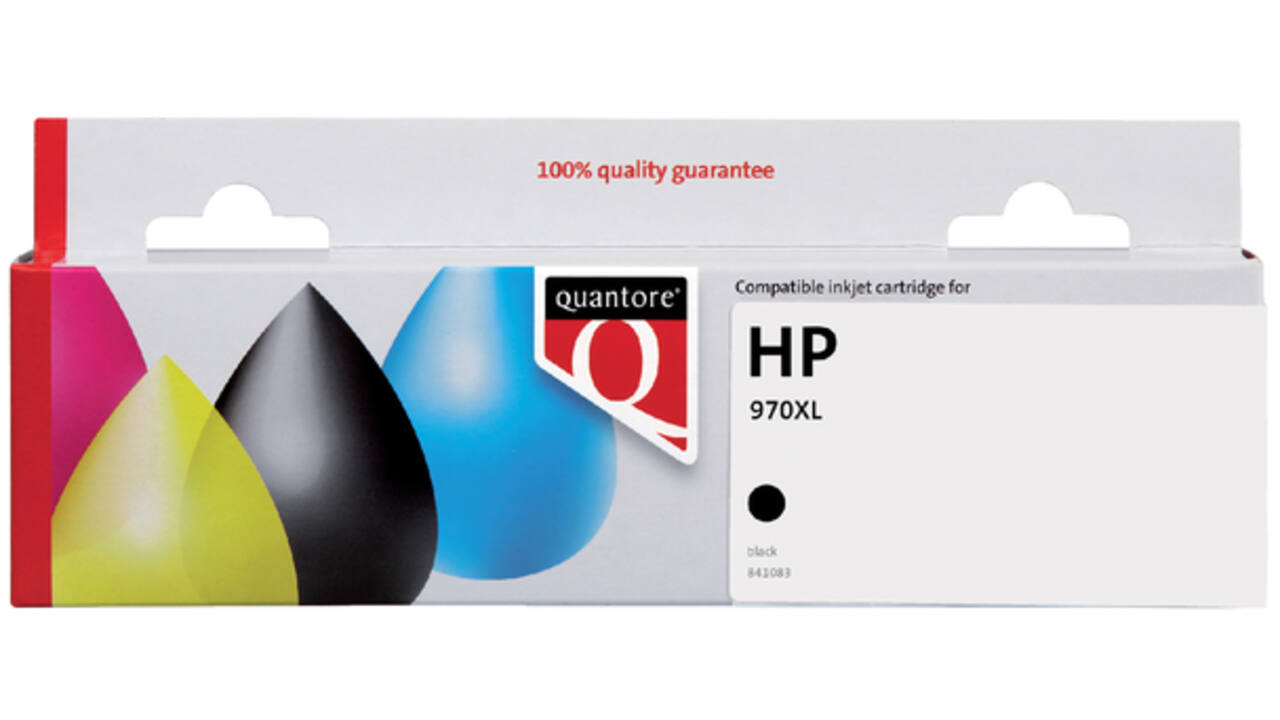 Inktcartridge Quantore alternatief tbv HP CN625AE 970XL zwart