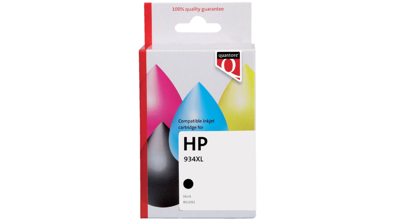 Inktcartridge Quantore alternatief tbv HP C2P23AE 934XL zwart