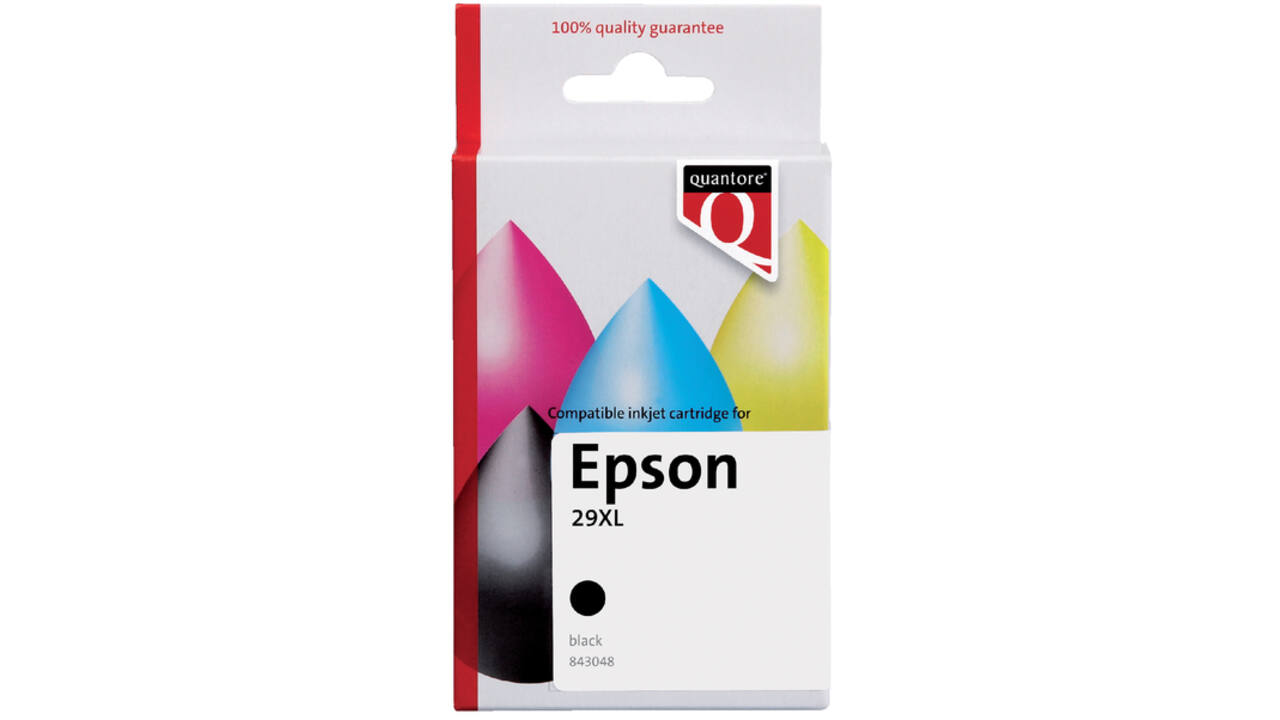 Inktcartridge Quantore alternatief tbv Epson 29XL T299140 zwart