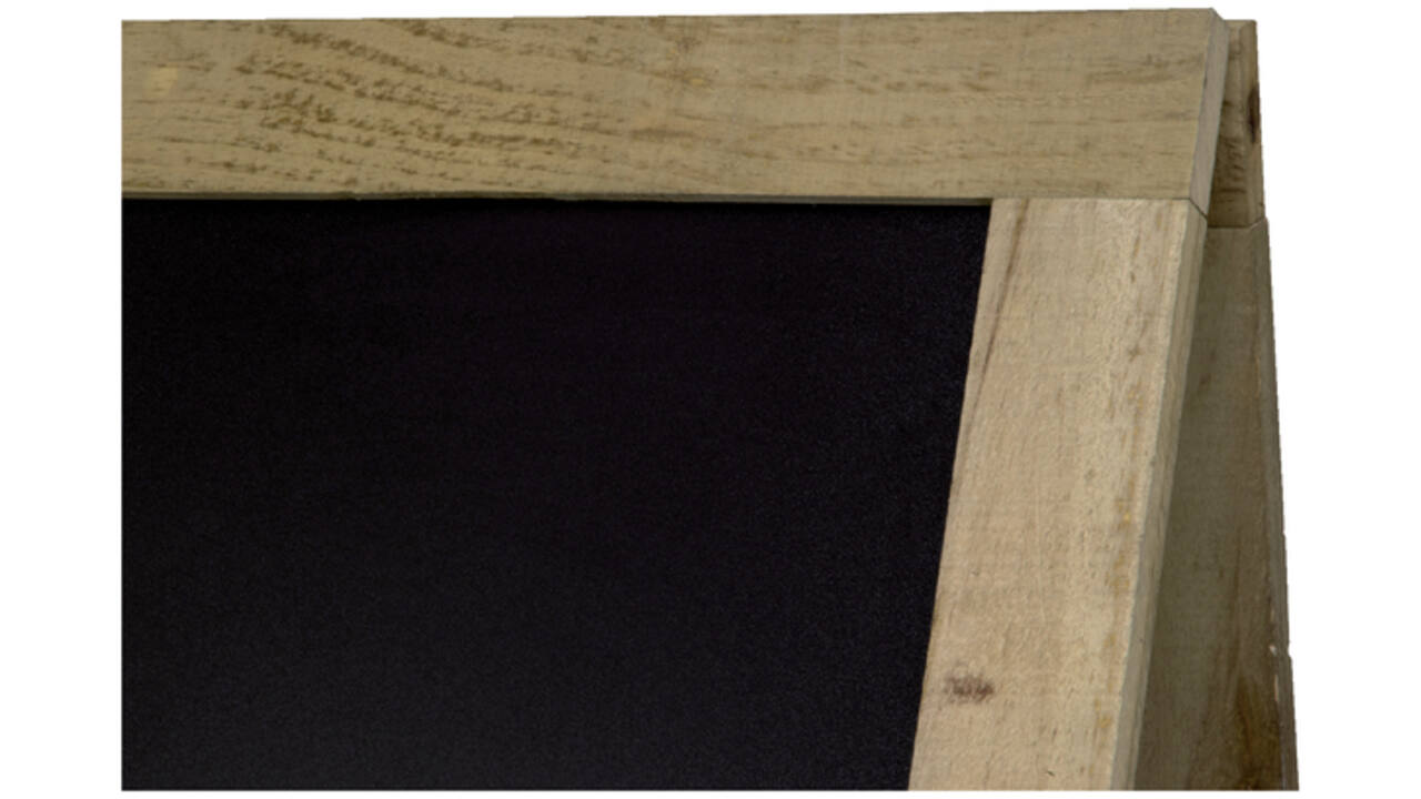 Stoepbord Securit 72x131x4cm steigerhout
