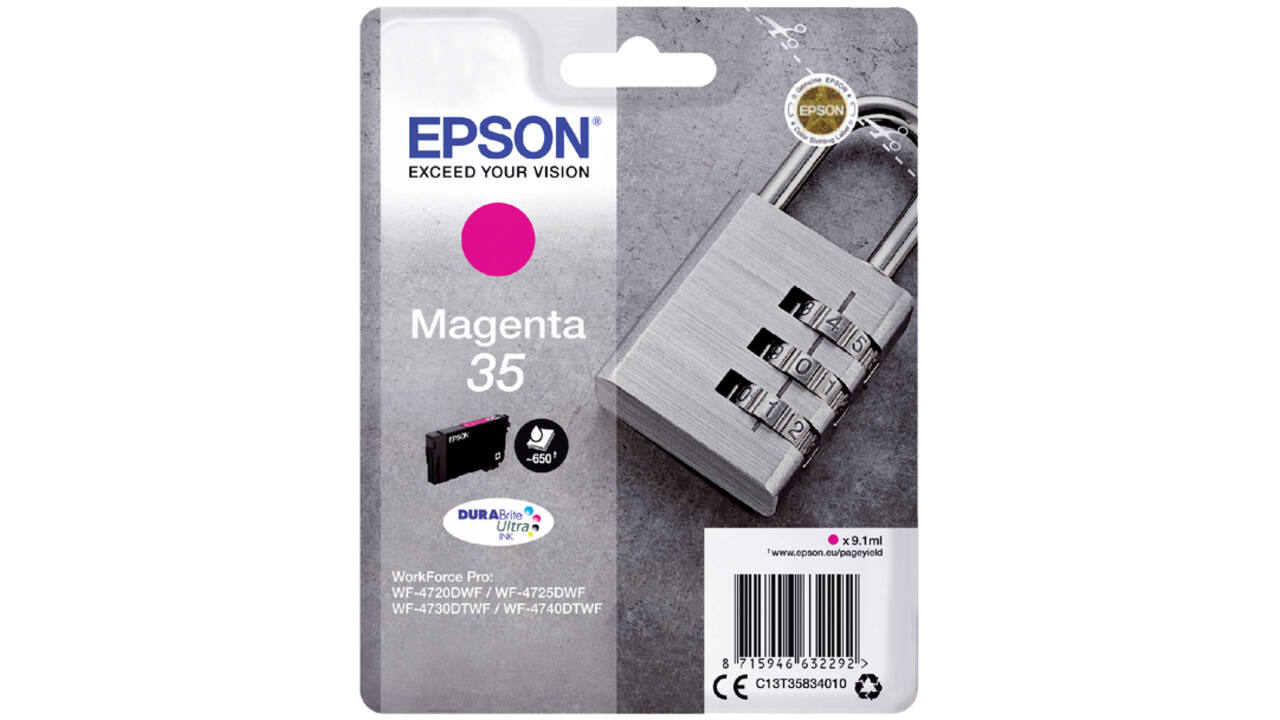 Inktcartridge Epson 35 T3583 rood