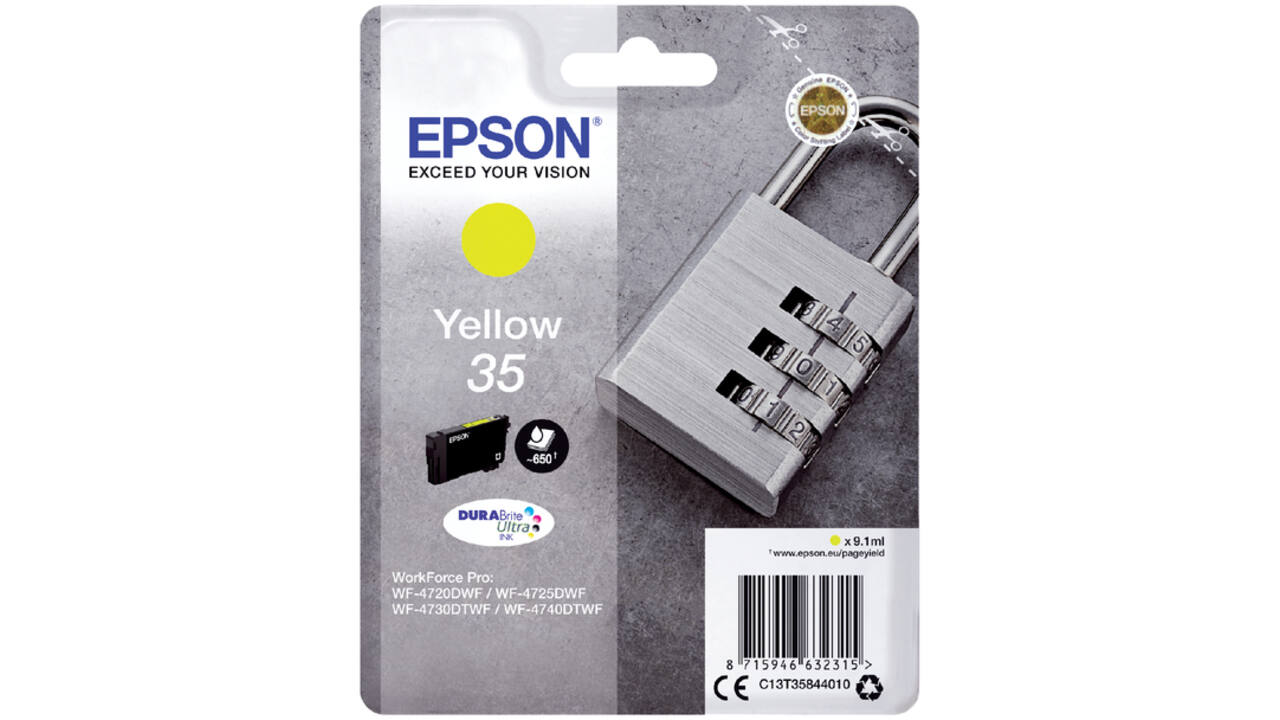 Inktcartridge Epson 35 T3584 geel