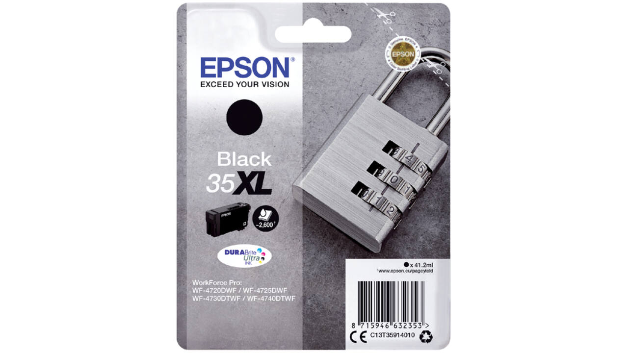 Inktcartridge Epson 35XL T3591 zwart