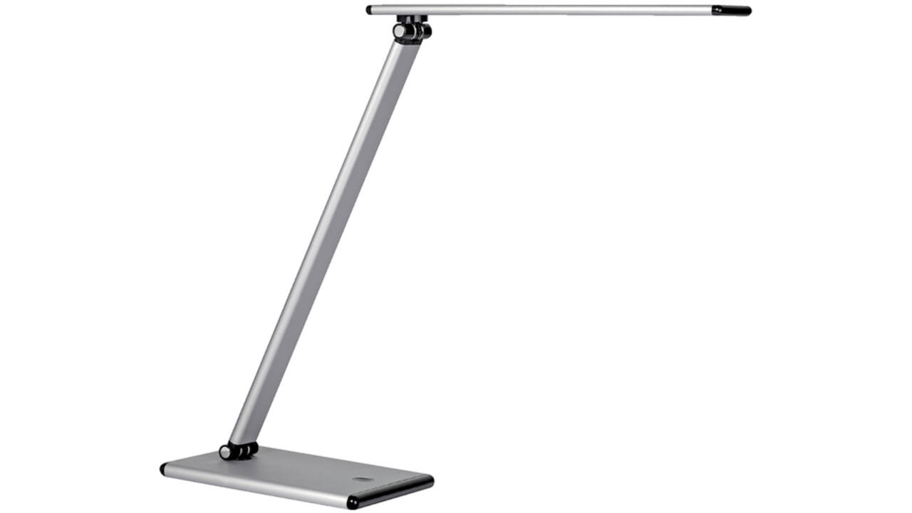 Bureaulamp Unilux Terra led aluminium grijs