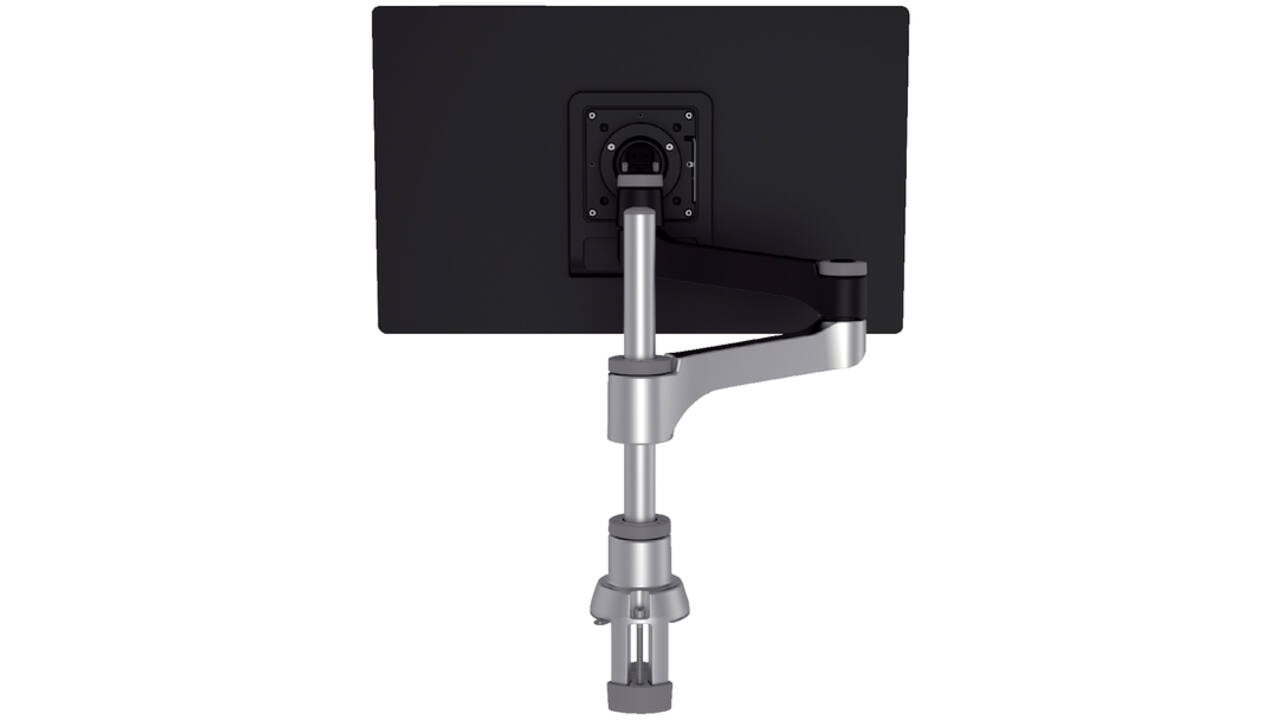 Monitorarm R-Go-Tools Zepher 4 voor 1 scherm zwart- zilver